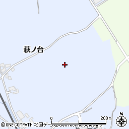 秋田県大仙市神宮寺（萩ノ台）周辺の地図
