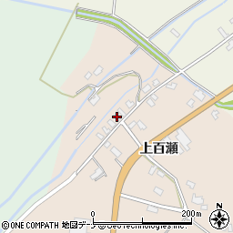 秋田県大仙市四ツ屋上百瀬61周辺の地図