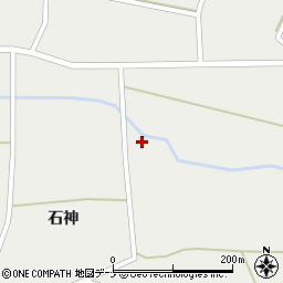 秋田県大仙市太田町太田石神85周辺の地図