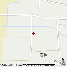 秋田県大仙市太田町太田石神163周辺の地図