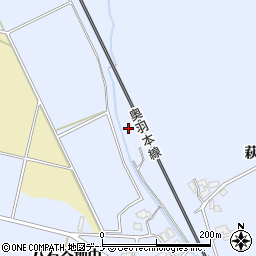 秋田県大仙市神宮寺龍蔵谷地入周辺の地図