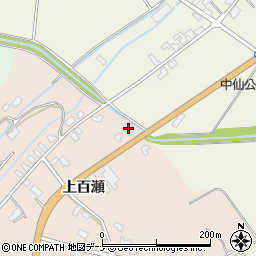 秋田県大仙市四ツ屋上百瀬68-31周辺の地図