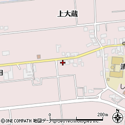 秋田県大仙市清水上大蔵150周辺の地図
