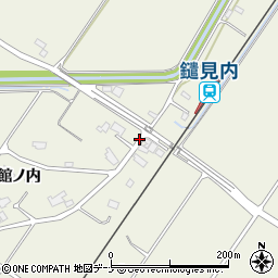 秋田県大仙市鑓見内大根田周辺の地図