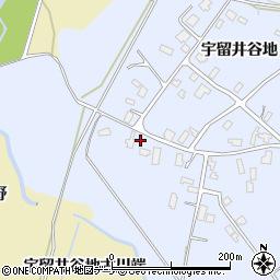 秋田県大仙市神宮寺宇留井谷地25周辺の地図