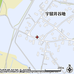 秋田県大仙市神宮寺宇留井谷地155-1周辺の地図