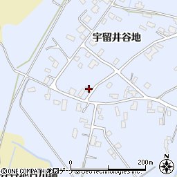 秋田県大仙市神宮寺宇留井谷地155-3周辺の地図