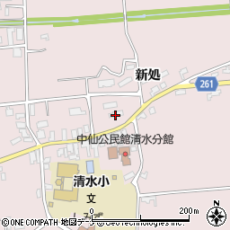 秋田県大仙市清水上大蔵118周辺の地図