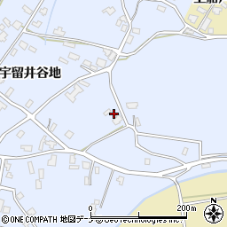 秋田県大仙市神宮寺宇留井谷地139周辺の地図