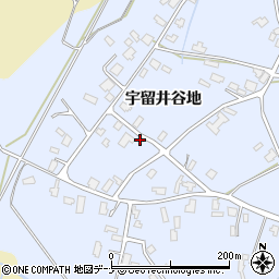 秋田県大仙市神宮寺宇留井谷地152-1周辺の地図