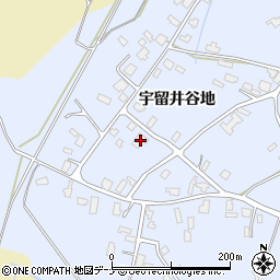 秋田県大仙市神宮寺宇留井谷地152-2周辺の地図