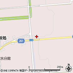 秋田県大仙市清水沖郷南田周辺の地図