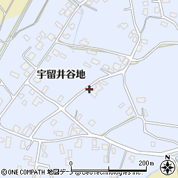 秋田県大仙市神宮寺宇留井谷地190周辺の地図
