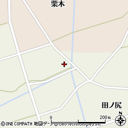 秋田県大仙市太田町小神成北田ノ尻周辺の地図