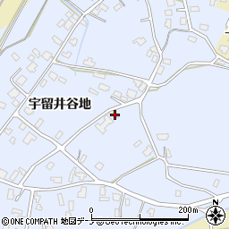 秋田県大仙市神宮寺宇留井谷地192周辺の地図