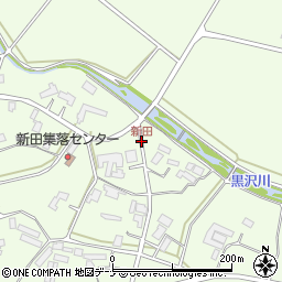 新田周辺の地図