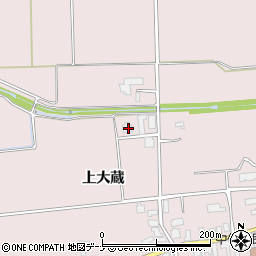 秋田県大仙市清水上大蔵203周辺の地図
