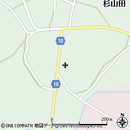 秋田県大仙市杉山田杉山田25周辺の地図