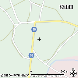 秋田県大仙市杉山田杉山田1周辺の地図