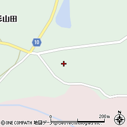 秋田県大仙市杉山田坂ノ下周辺の地図