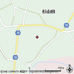秋田県大仙市杉山田杉山田10周辺の地図