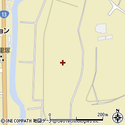 秋田県大仙市北楢岡山根周辺の地図