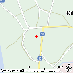 秋田県大仙市杉山田杉山田32周辺の地図