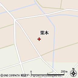 秋田県大仙市太田町斉内栗木周辺の地図