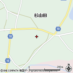 秋田県大仙市杉山田杉山田12周辺の地図