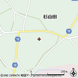 秋田県大仙市杉山田杉山田11周辺の地図