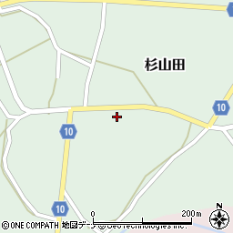 秋田県大仙市杉山田杉山田9周辺の地図