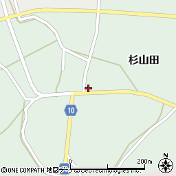 秋田県大仙市杉山田杉山田20周辺の地図