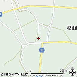 秋田県大仙市杉山田杉山田24周辺の地図