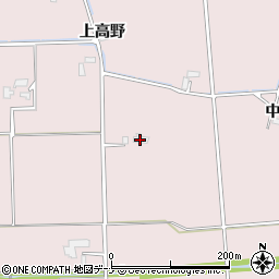 秋田県大仙市清水中屋敷190周辺の地図