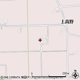 秋田県大仙市清水下黒土244周辺の地図