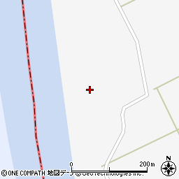 秋田県大仙市協和小種根打場周辺の地図