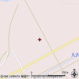 秋田県大仙市大沢郷宿横山周辺の地図