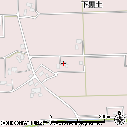 秋田県大仙市清水下黒土193周辺の地図