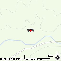 岩手県紫波郡紫波町佐比内平栗周辺の地図