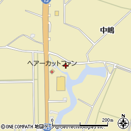 秋田県大仙市北楢岡長丁場周辺の地図