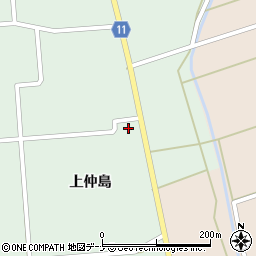 秋田県大仙市太田町国見上仲島58-2周辺の地図