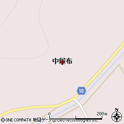 秋田県大仙市大沢郷宿（中屋布）周辺の地図