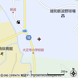 秋田市大正寺連絡所周辺の地図