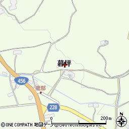 岩手県紫波郡紫波町彦部暮坪周辺の地図