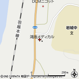 鴻池メディカル株式会社　秋田事業所周辺の地図