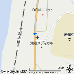 秋田県由利本荘市岩城二古向村31-1周辺の地図