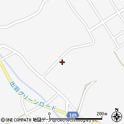 秋田県大仙市協和小種鏡台77周辺の地図