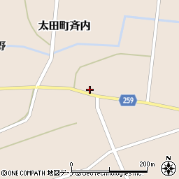 秋田県大仙市太田町斉内杉元40周辺の地図