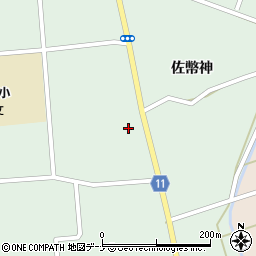 秋田県大仙市太田町国見上仲島98-2周辺の地図