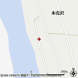 秋田県大仙市木原田中野周辺の地図